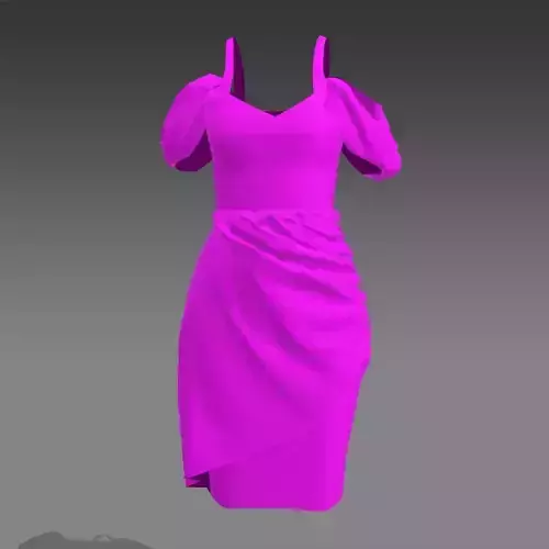 DRESS LITTLE MAGENTA COLOR PINK CANDY 