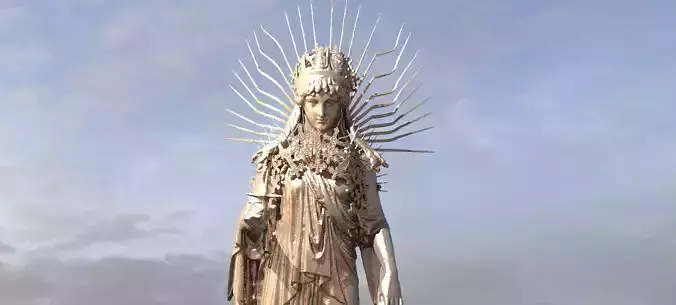 Pagan goddesss Statue