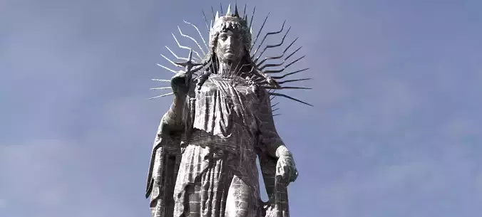 Dark Pagan goddesss Statue