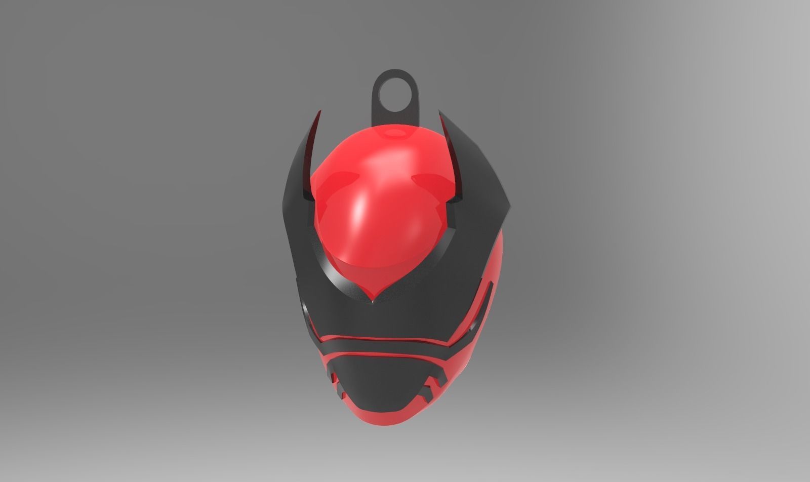Kuwagata Ohger Helmet Keychain - Printable 3D Model 3D print model_2