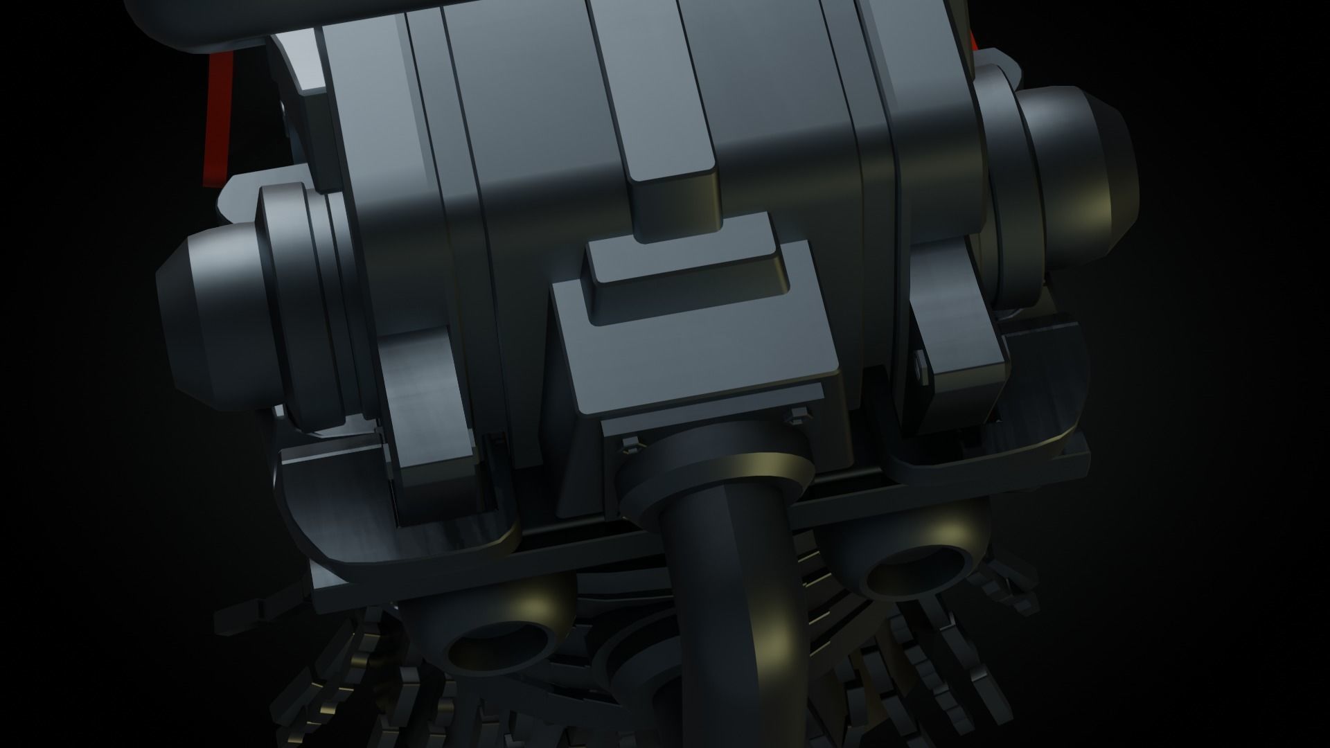 Chainsaw Man Head 3D model_9