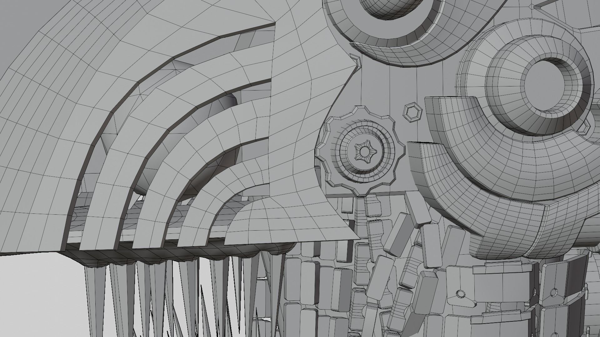 Chainsaw Man Head 3D model_13