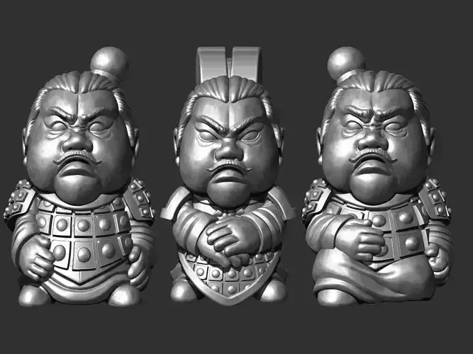 Baby Terracotta Warriors 3D print model