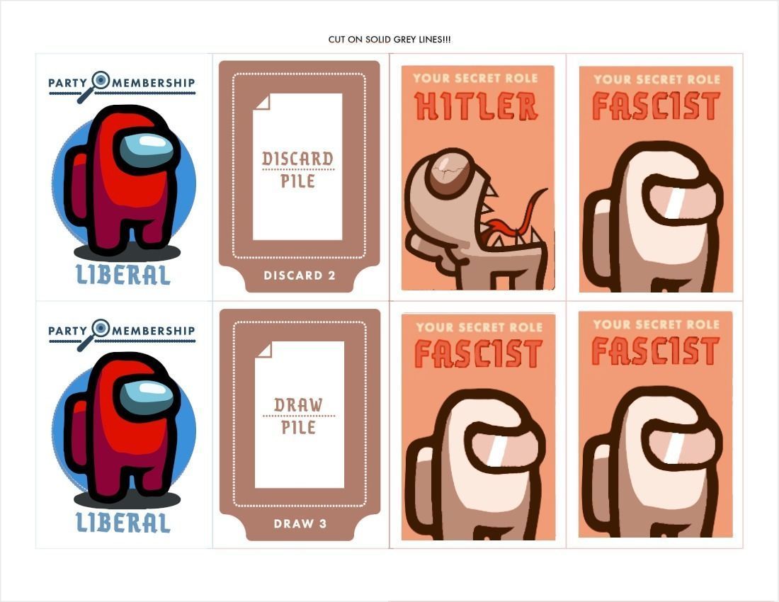 Secret Hitler Board Game 3D print model_31