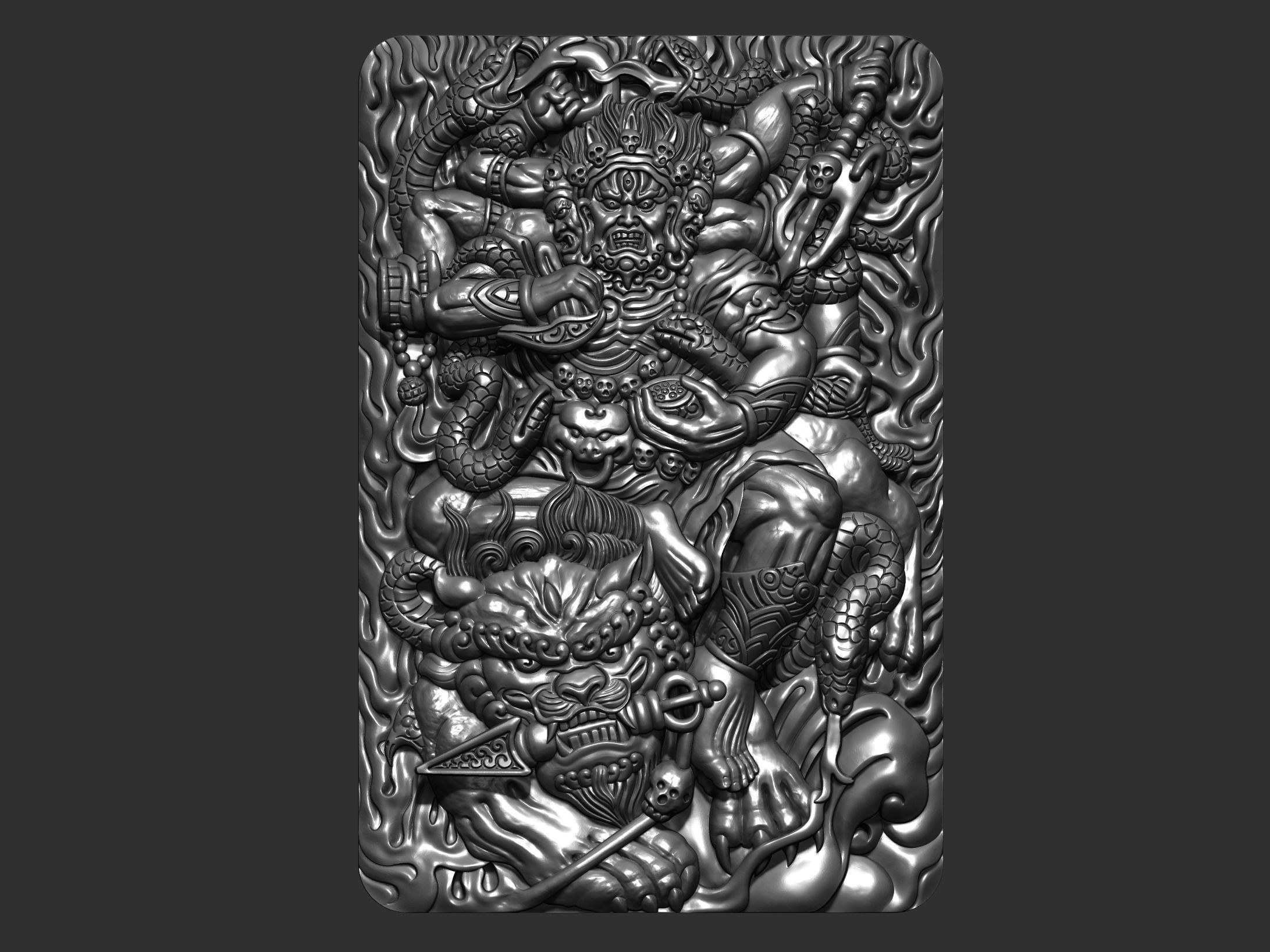 Tibetan Buddha 3D print model_5