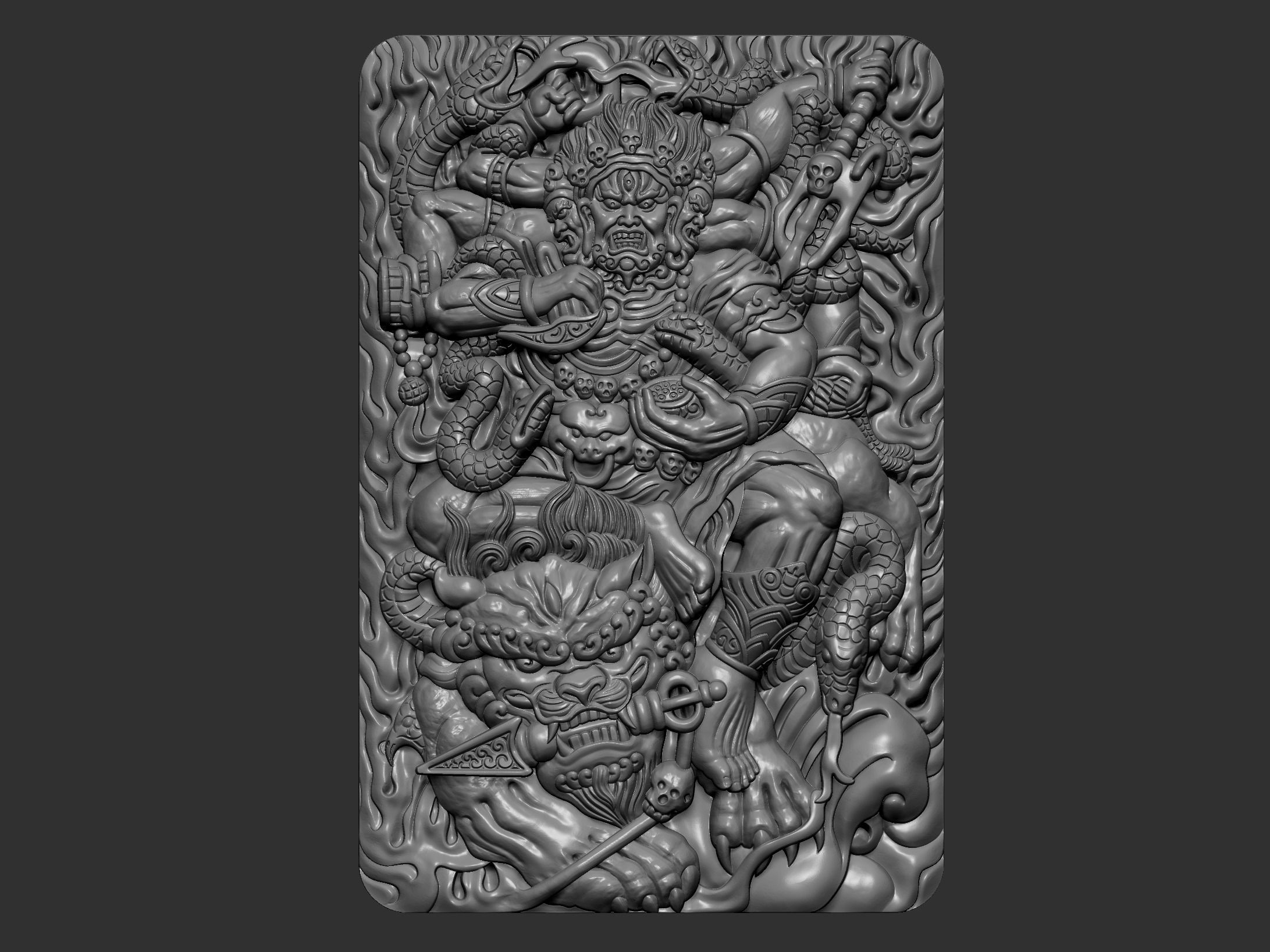 Tibetan Buddha 3D print model_7