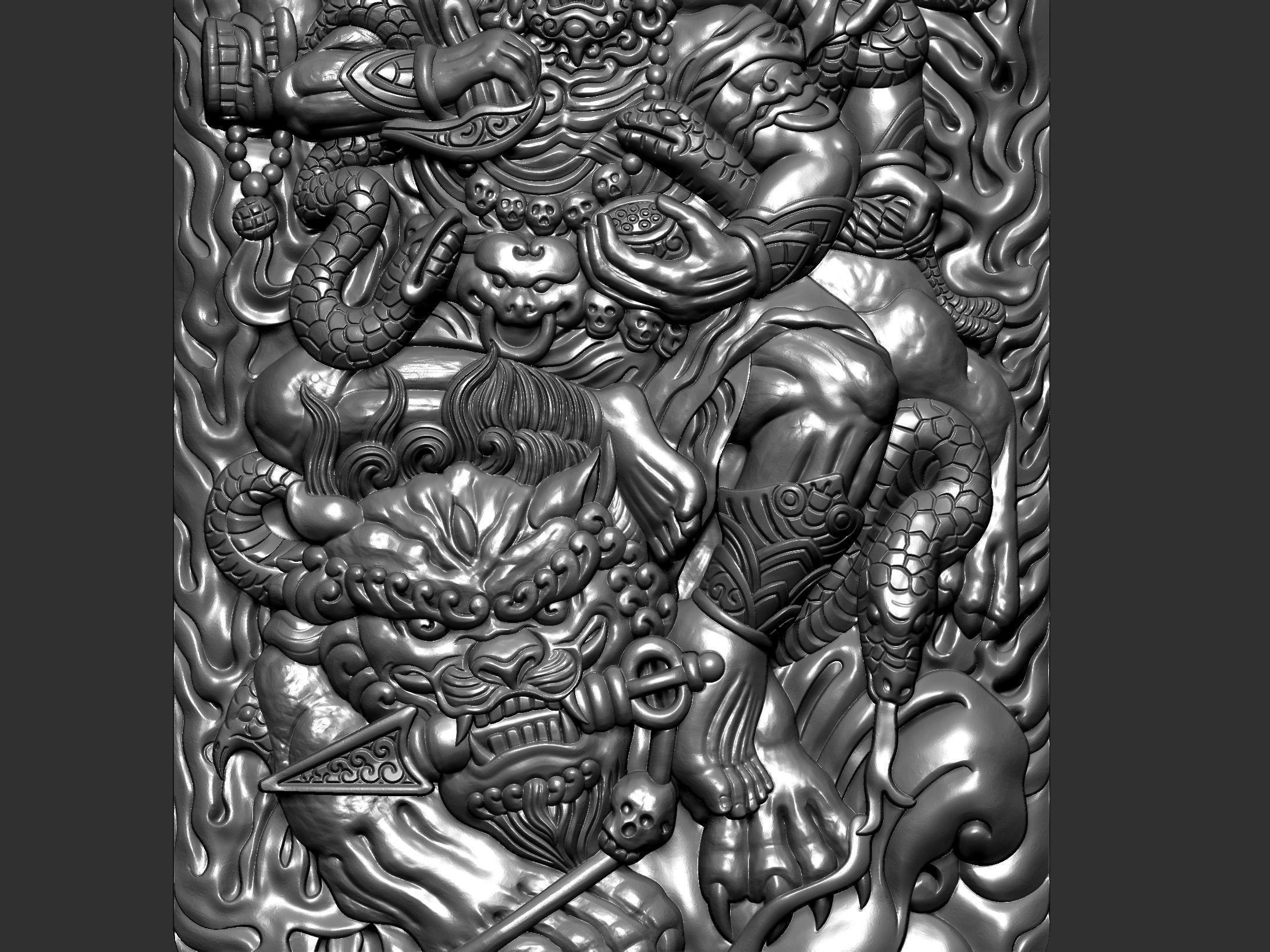 Tibetan Buddha 3D print model_4