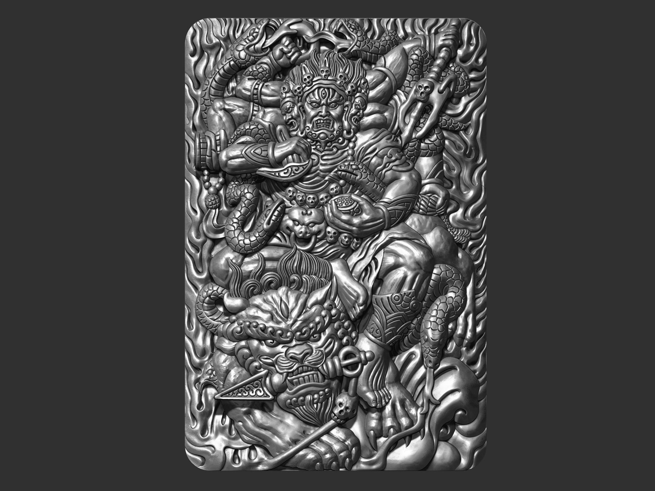 Tibetan Buddha 3D print model_6