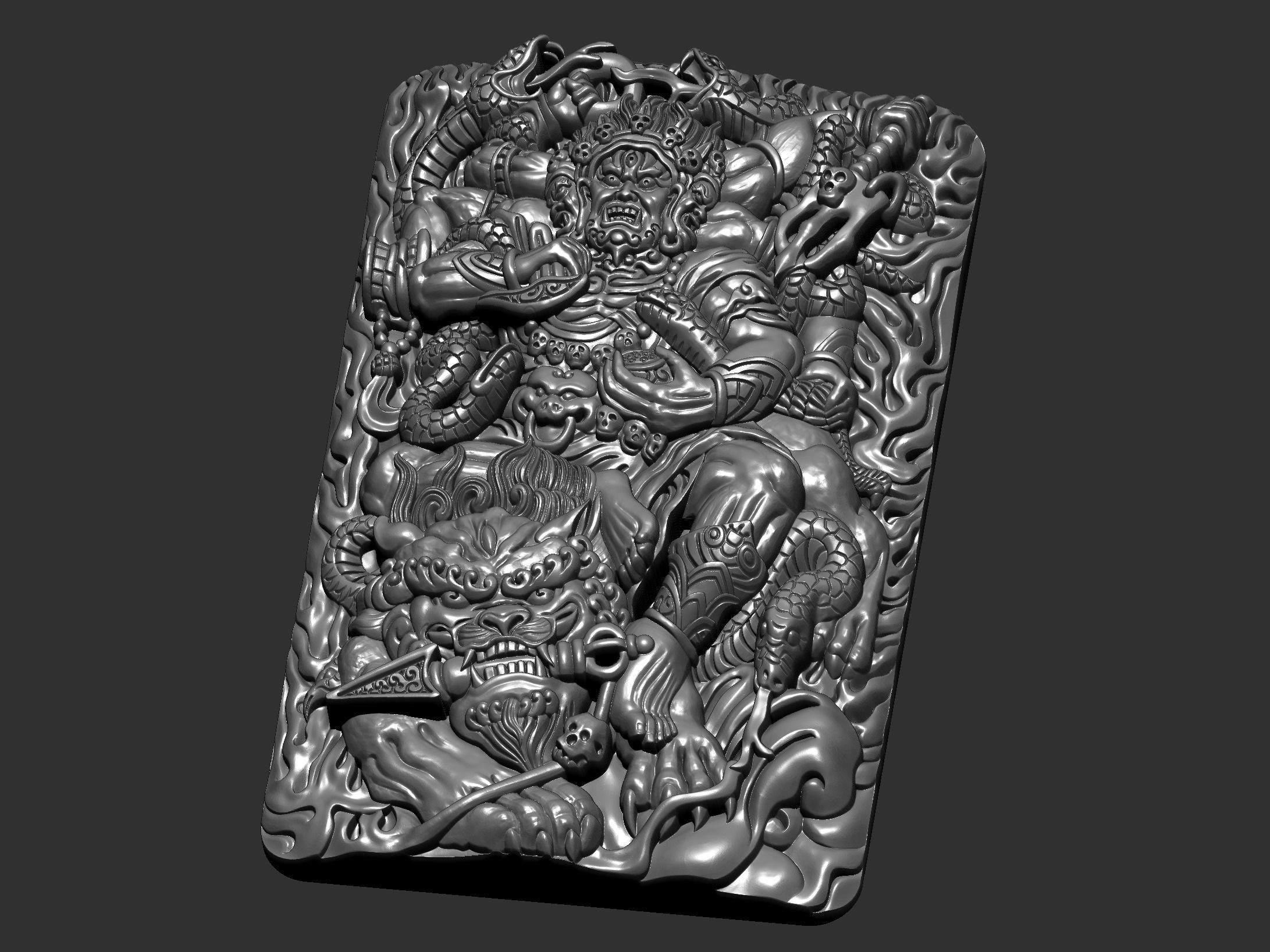 Tibetan Buddha 3D print model_8