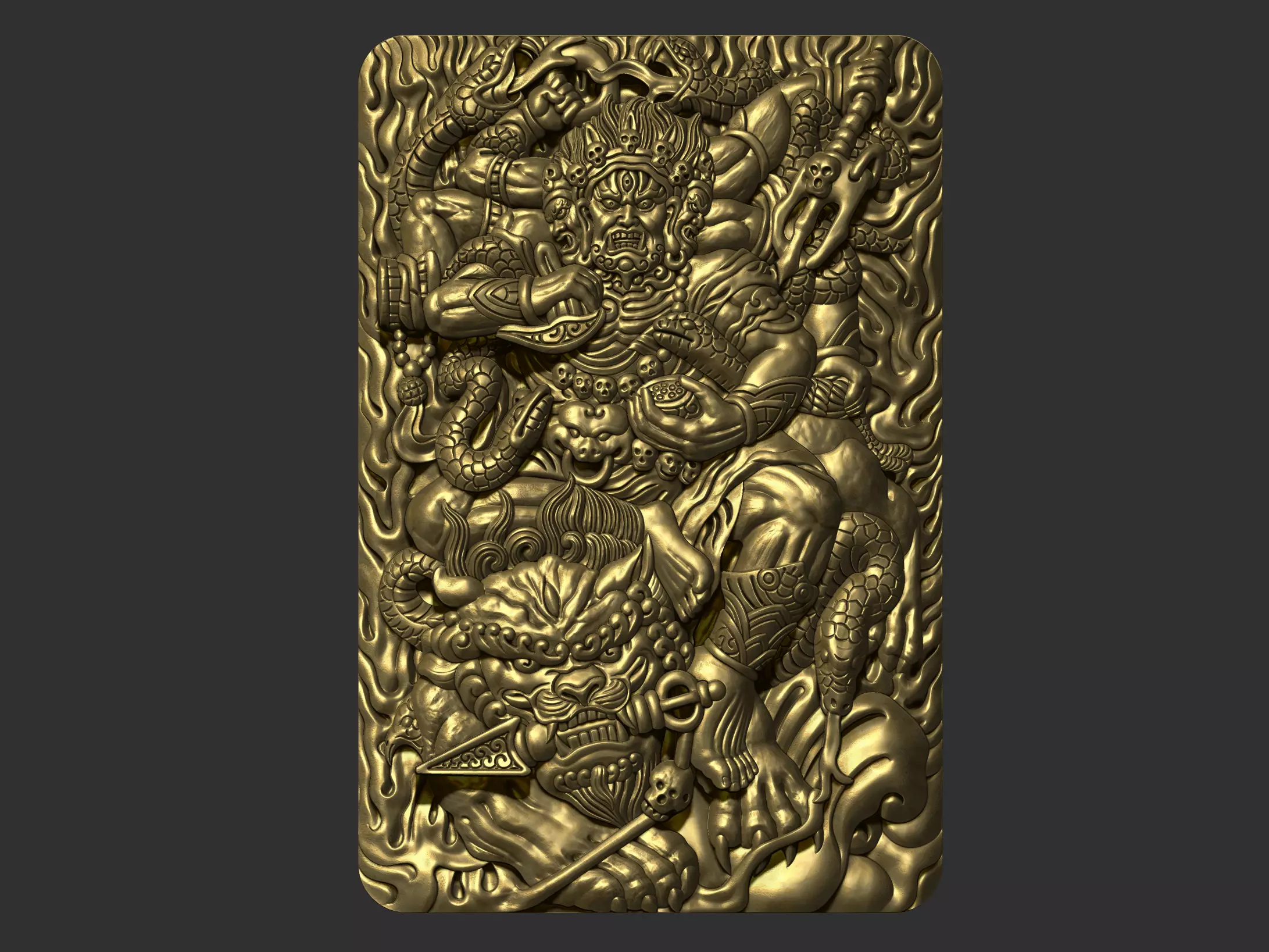 Tibetan Buddha 3D print model_0