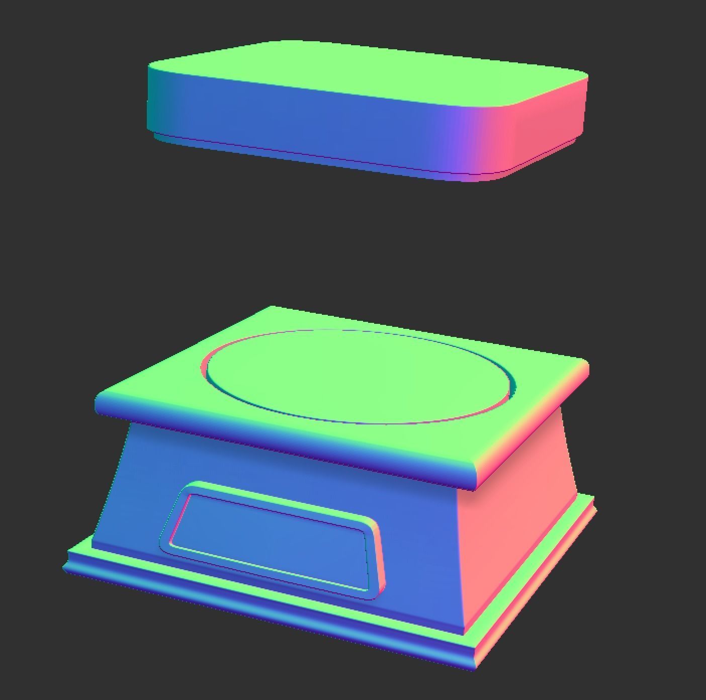 Stand for funko pop 3D print model_3