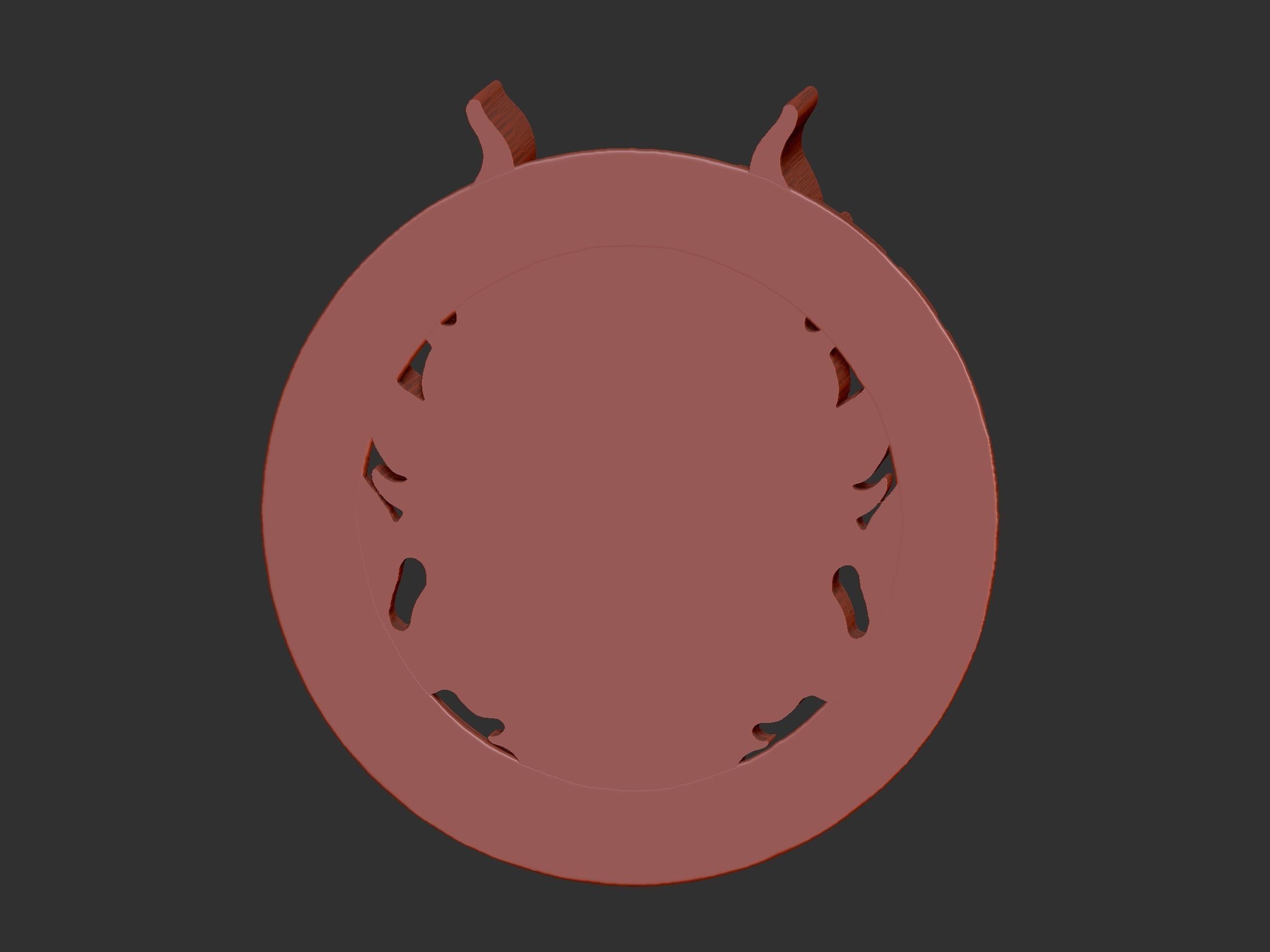 dragon head 3D print model_4