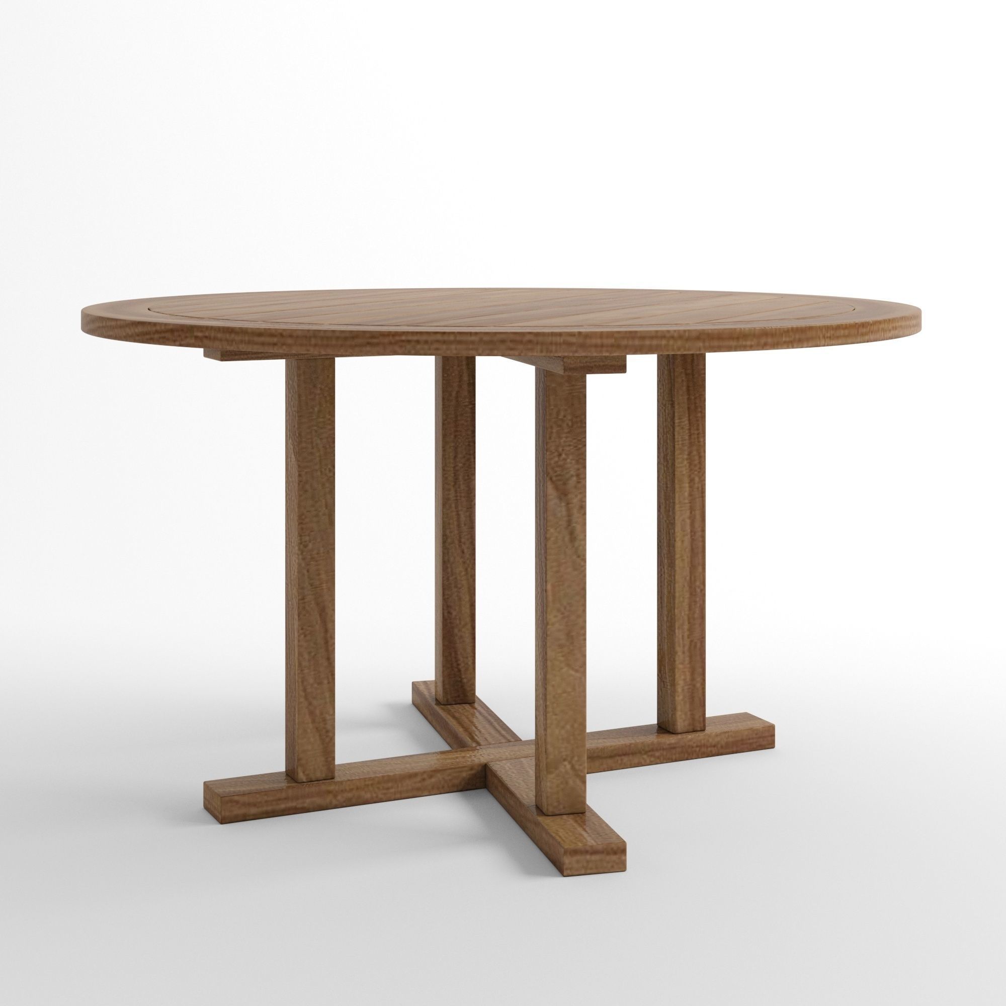 Round table By JANUS et Cie 3D model_2