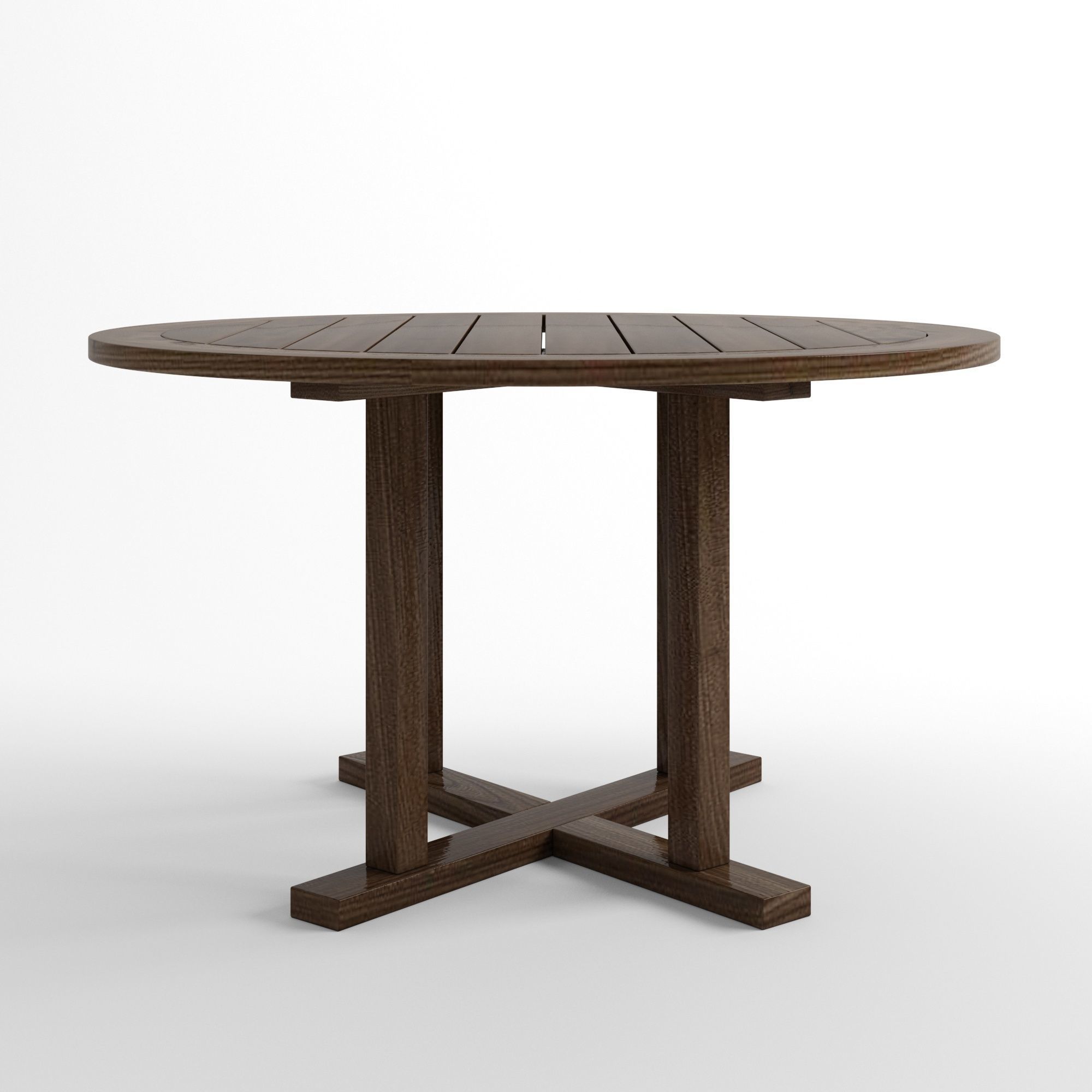 Round table By JANUS et Cie 3D model_1