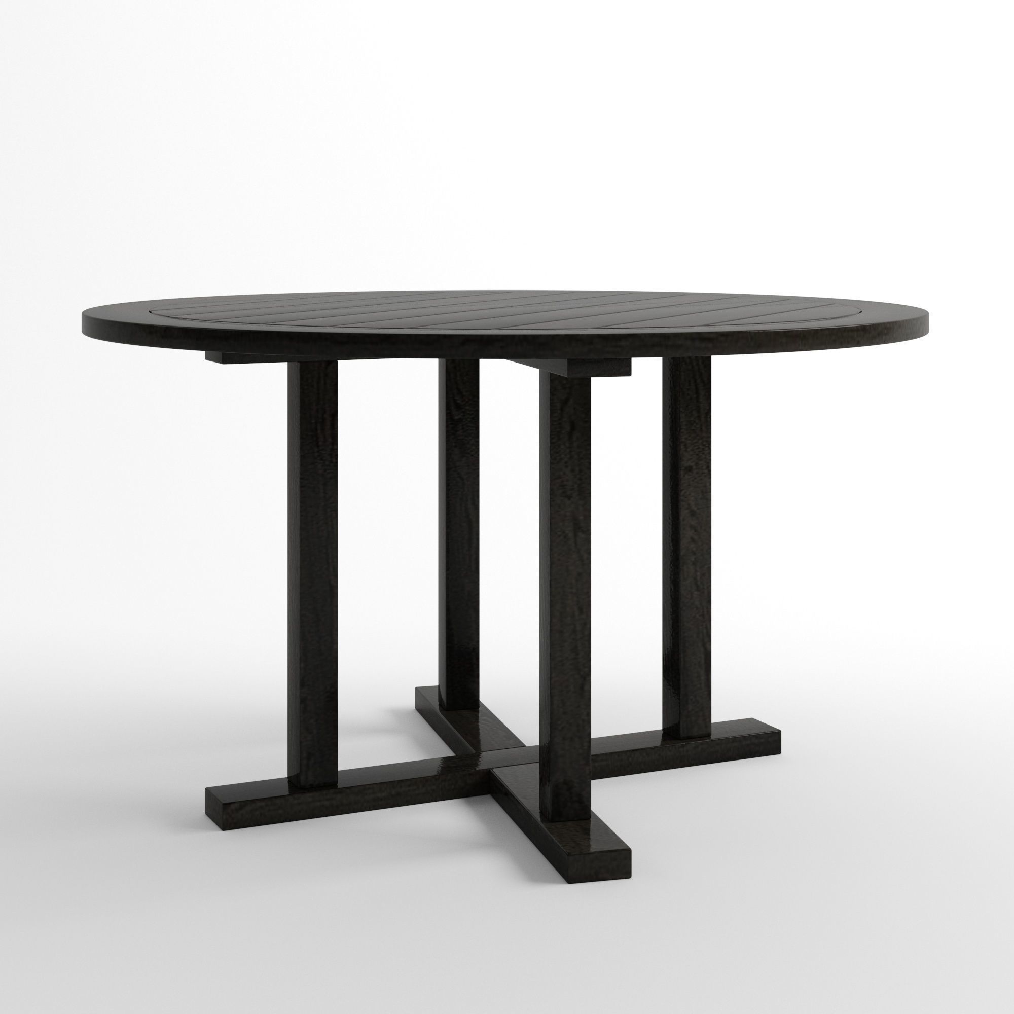 Round table By JANUS et Cie 3D model_7