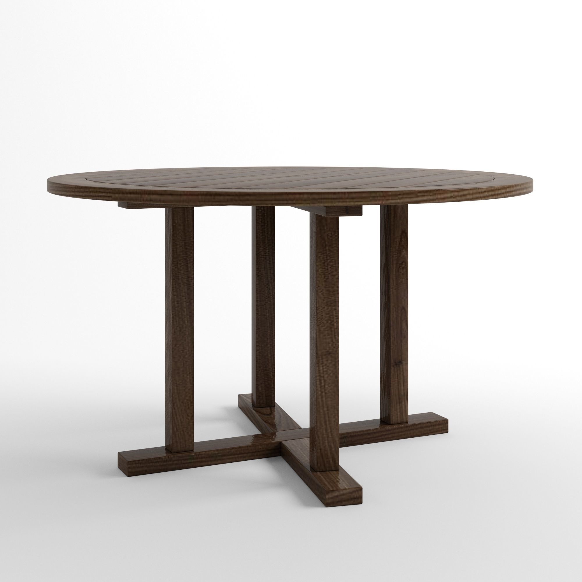Round table By JANUS et Cie 3D model_6