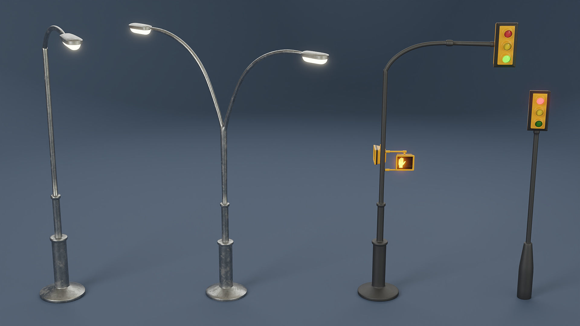 City Accessories and Vehicles Pack 3D Model Collection_8