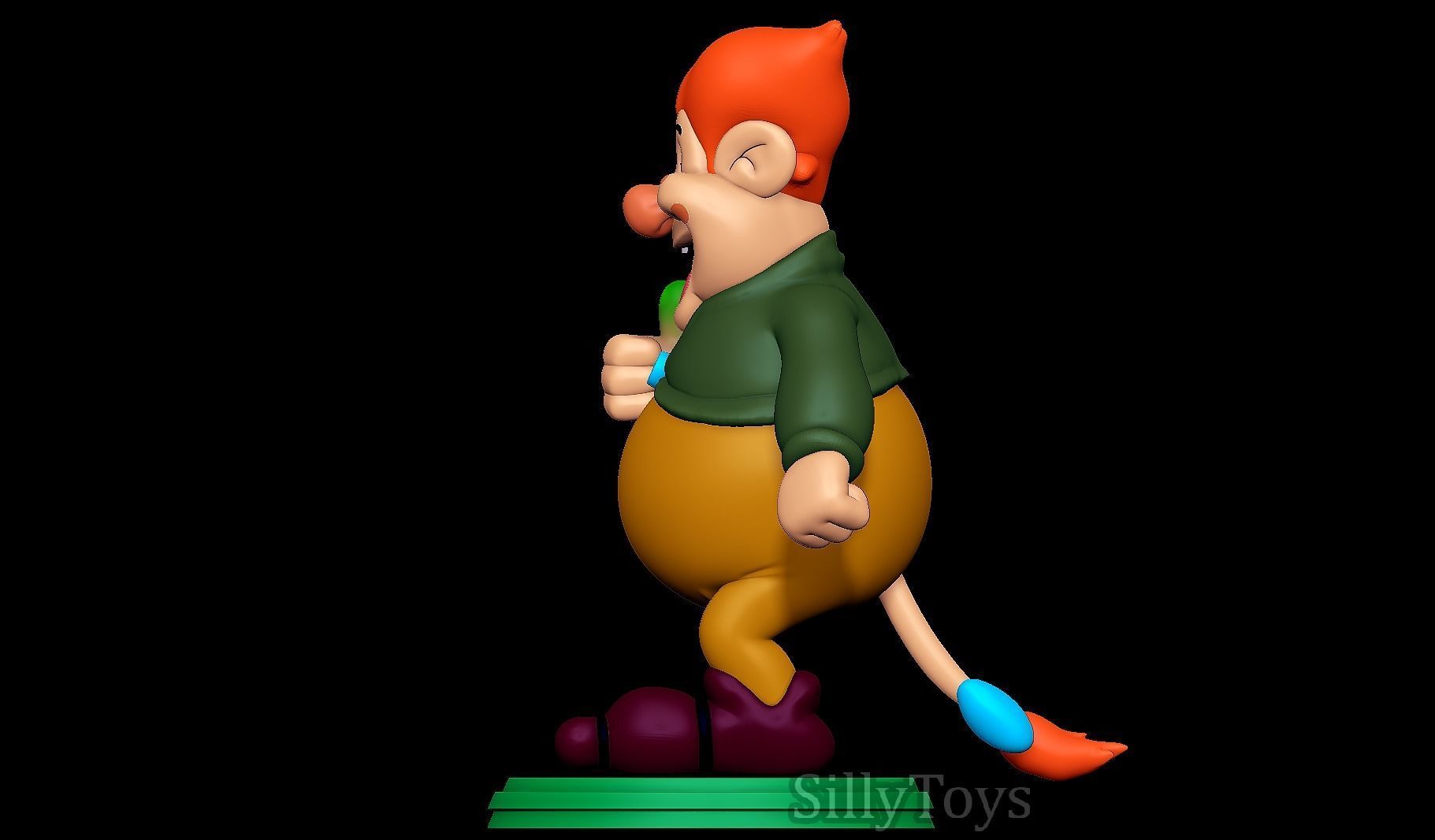 Stanley - A Troll in Central Park 3D print model_3