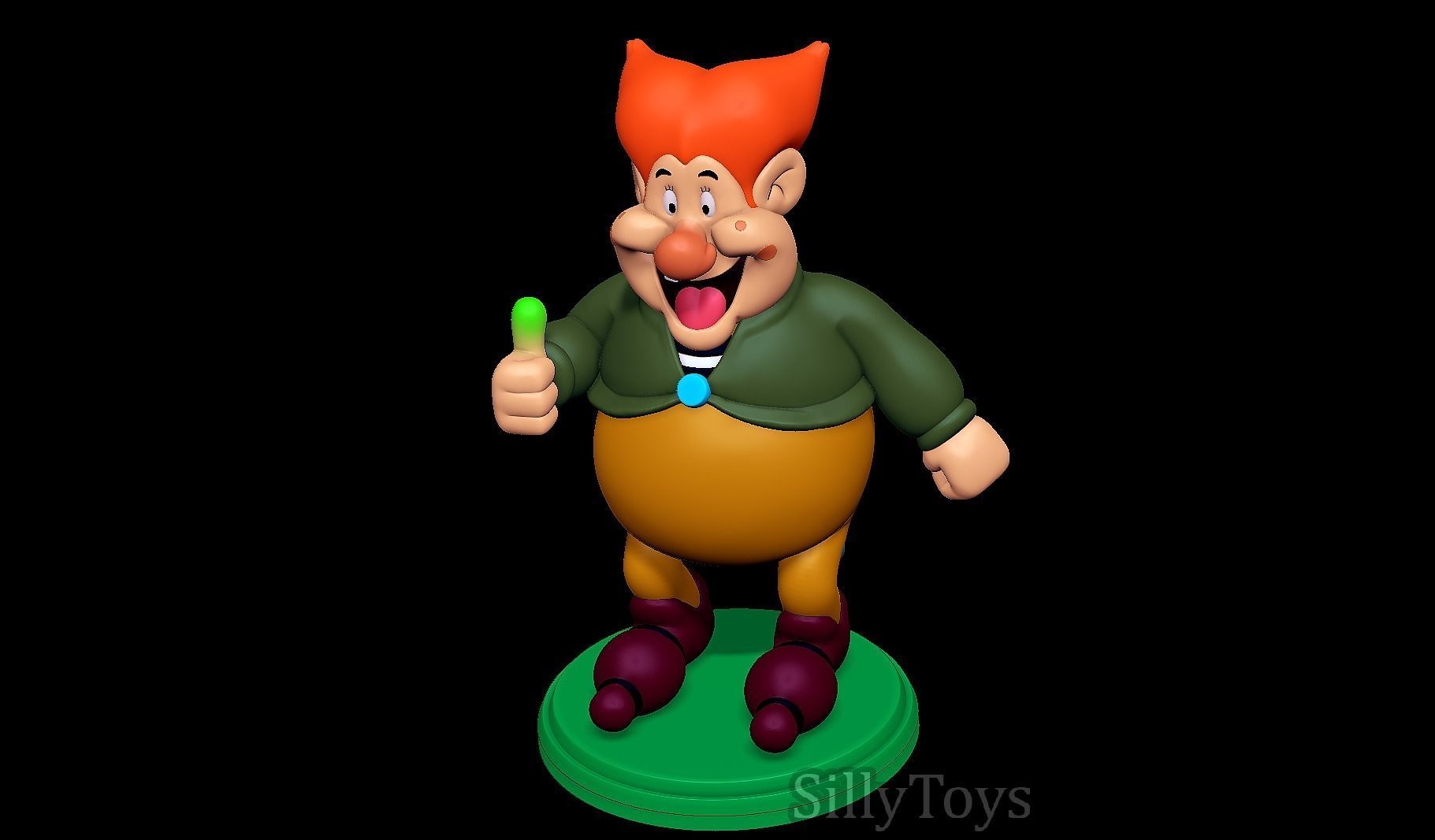 Stanley - A Troll in Central Park 3D print model_4