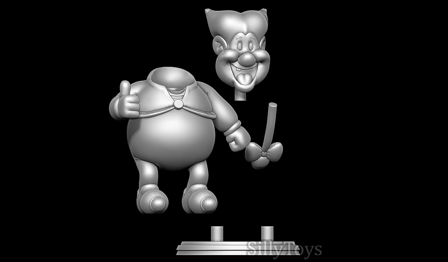 Stanley - A Troll in Central Park 3D print model_6