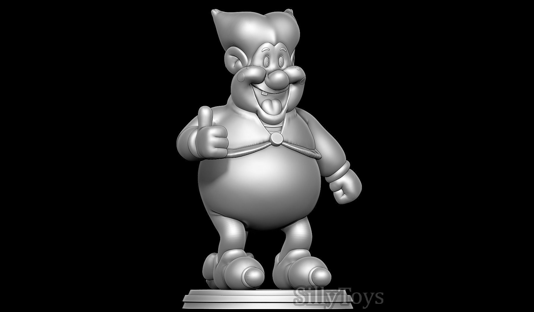 Stanley - A Troll in Central Park 3D print model_5