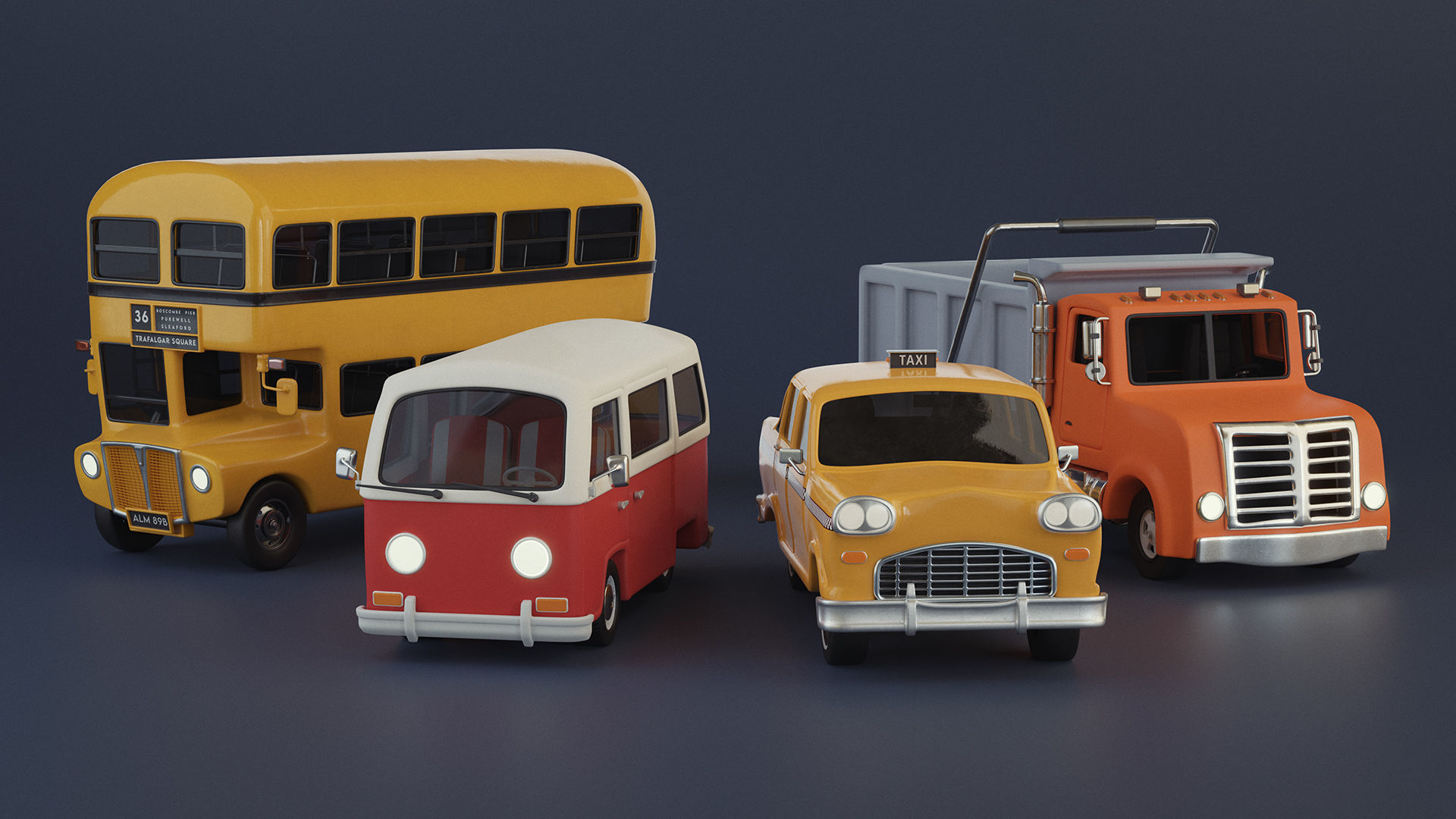 Stylized Vehicles 3D Model Collection_7