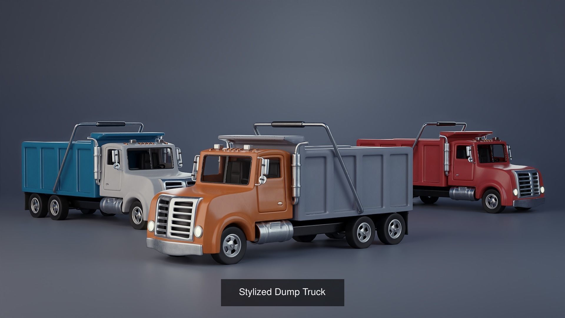 Stylized Vehicles 3D Model Collection_4