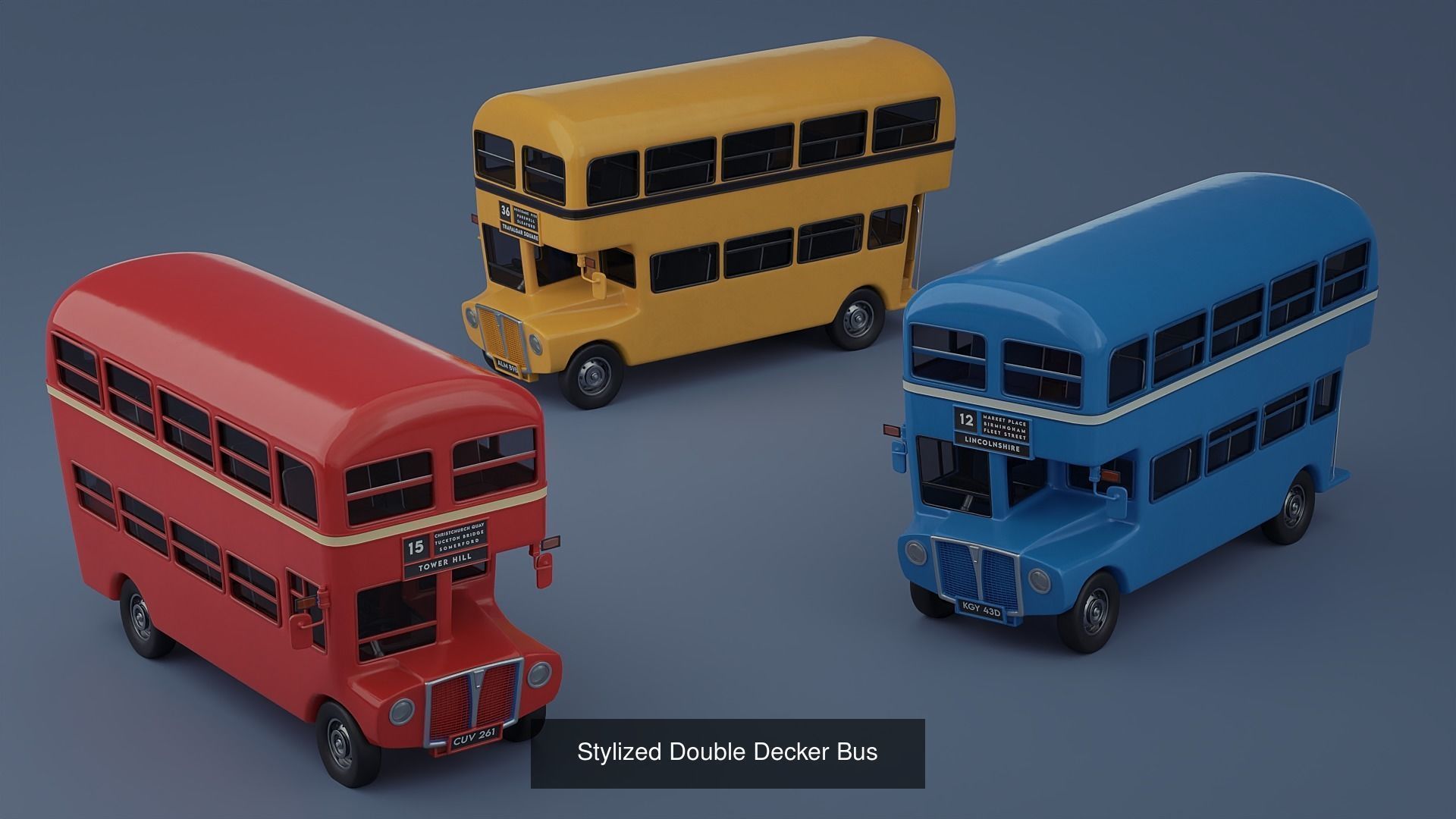 Stylized Vehicles 3D Model Collection_6