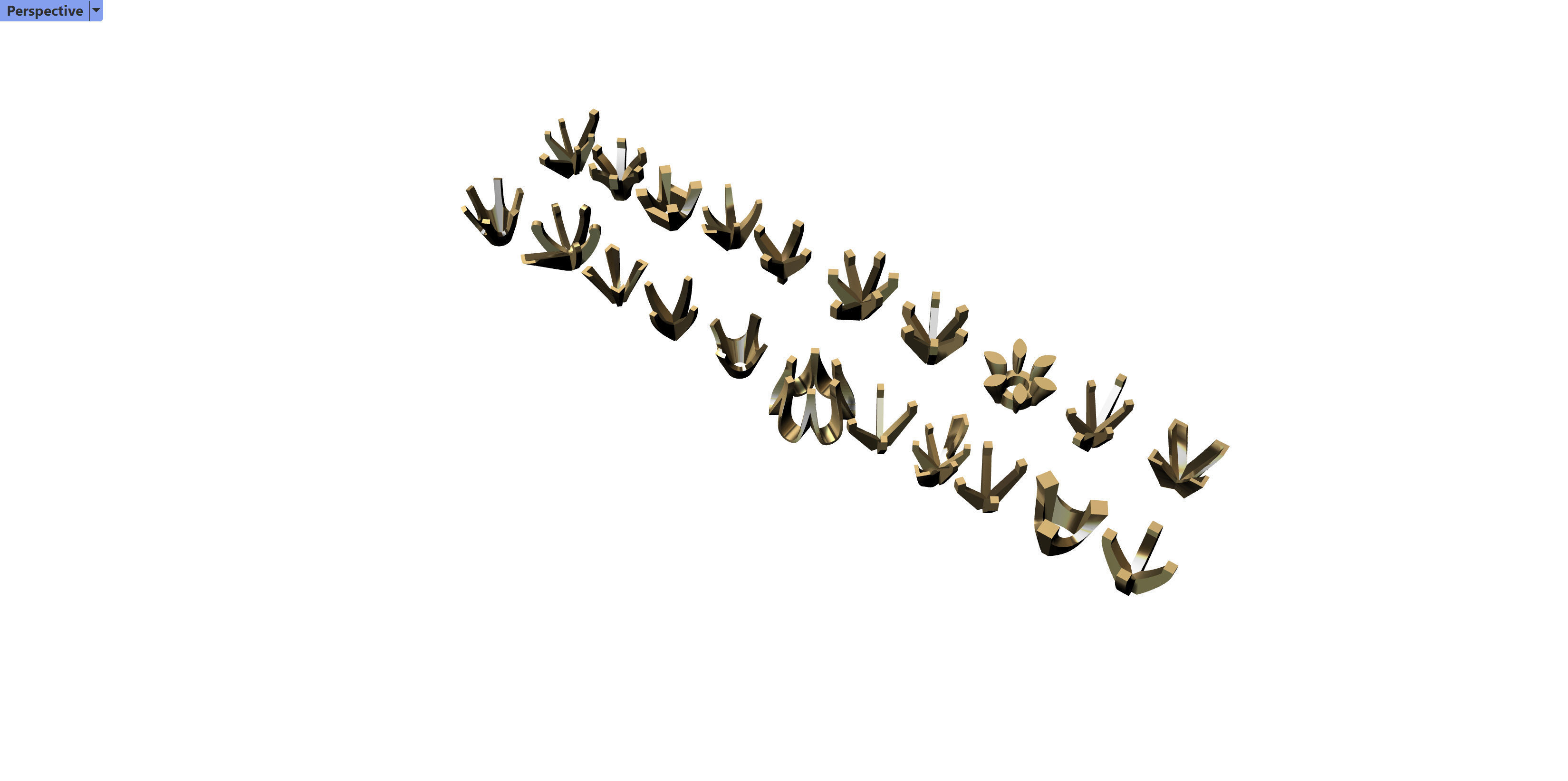 Heads of various shapes findings 3d model 3D print model_2