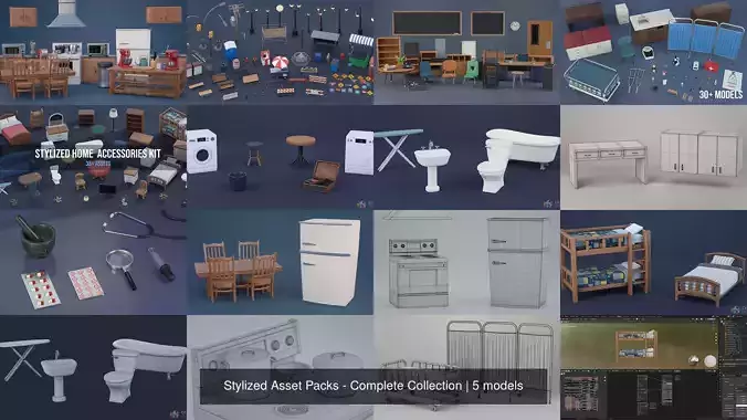 Stylized Asset Packs - Complete Collection