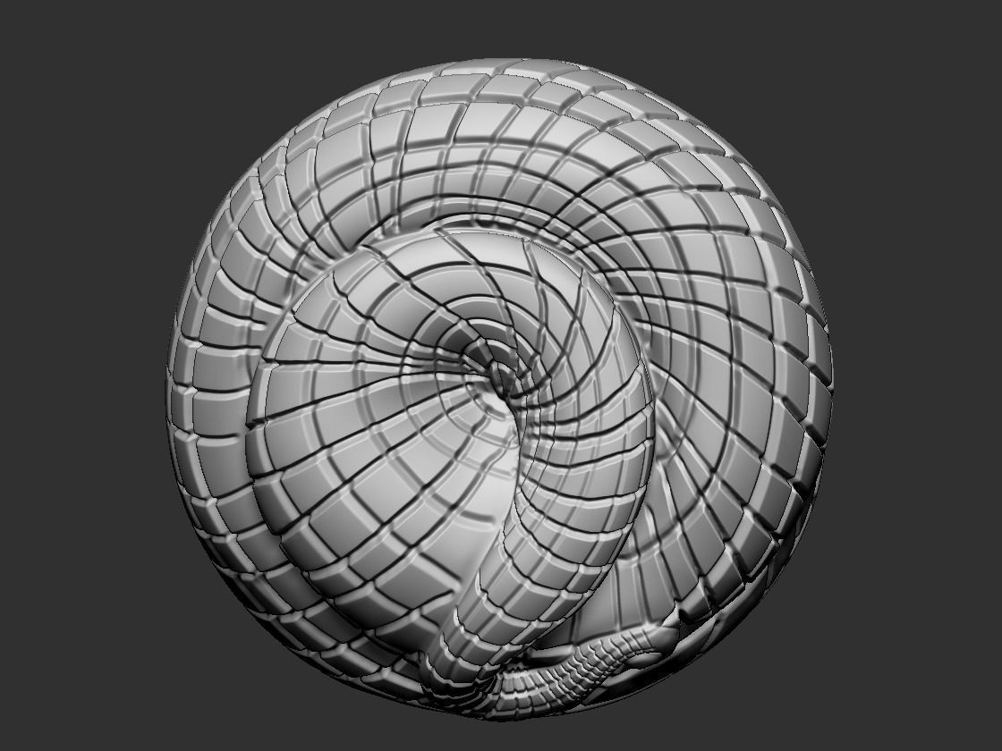 snake golden 3D print model_4