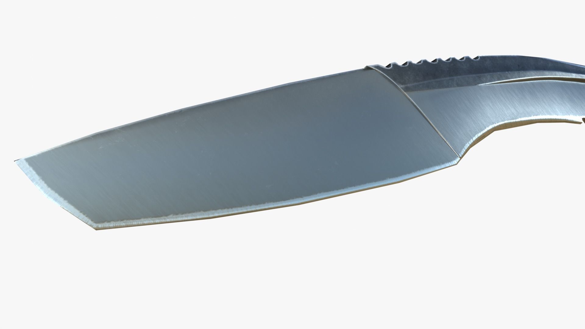 Kukri Knife Low Poly PBR Low-poly 3D model_5
