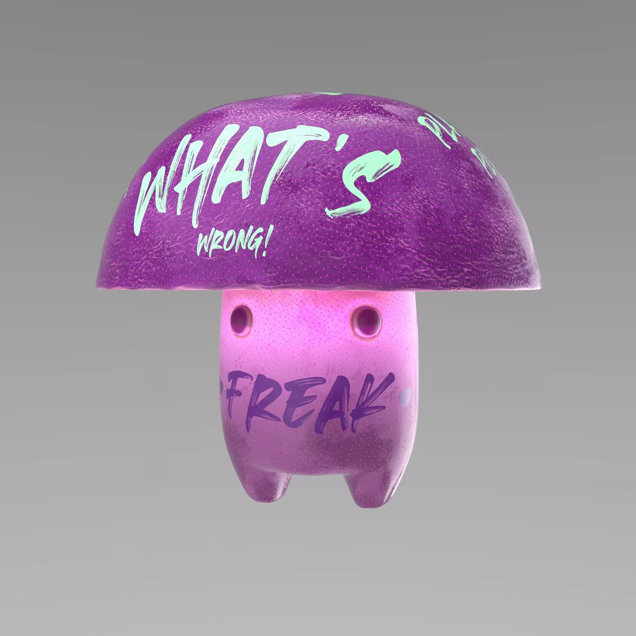 Mushroom Low-poly 3D model