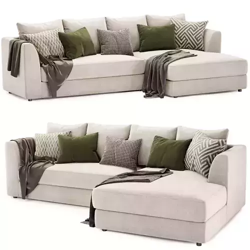 Hadleigh L Shaped Small Corner Chaise Sofa