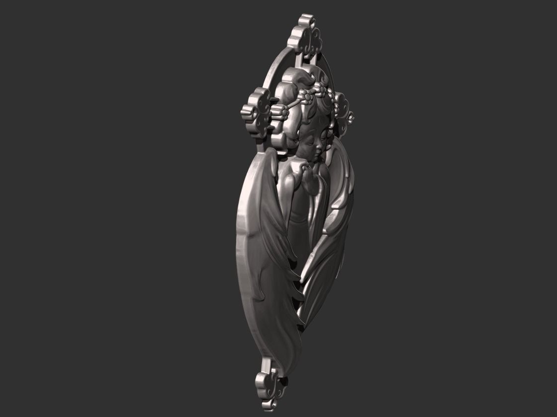 little angel 3D print model_2