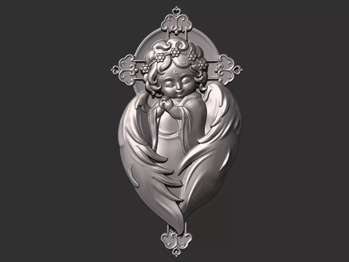 little angel 3D print model_0