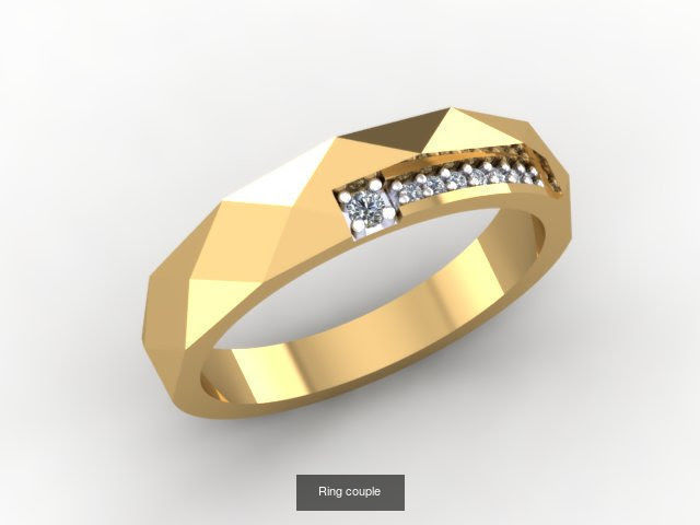RING COUPLE 3D Model Collection_1