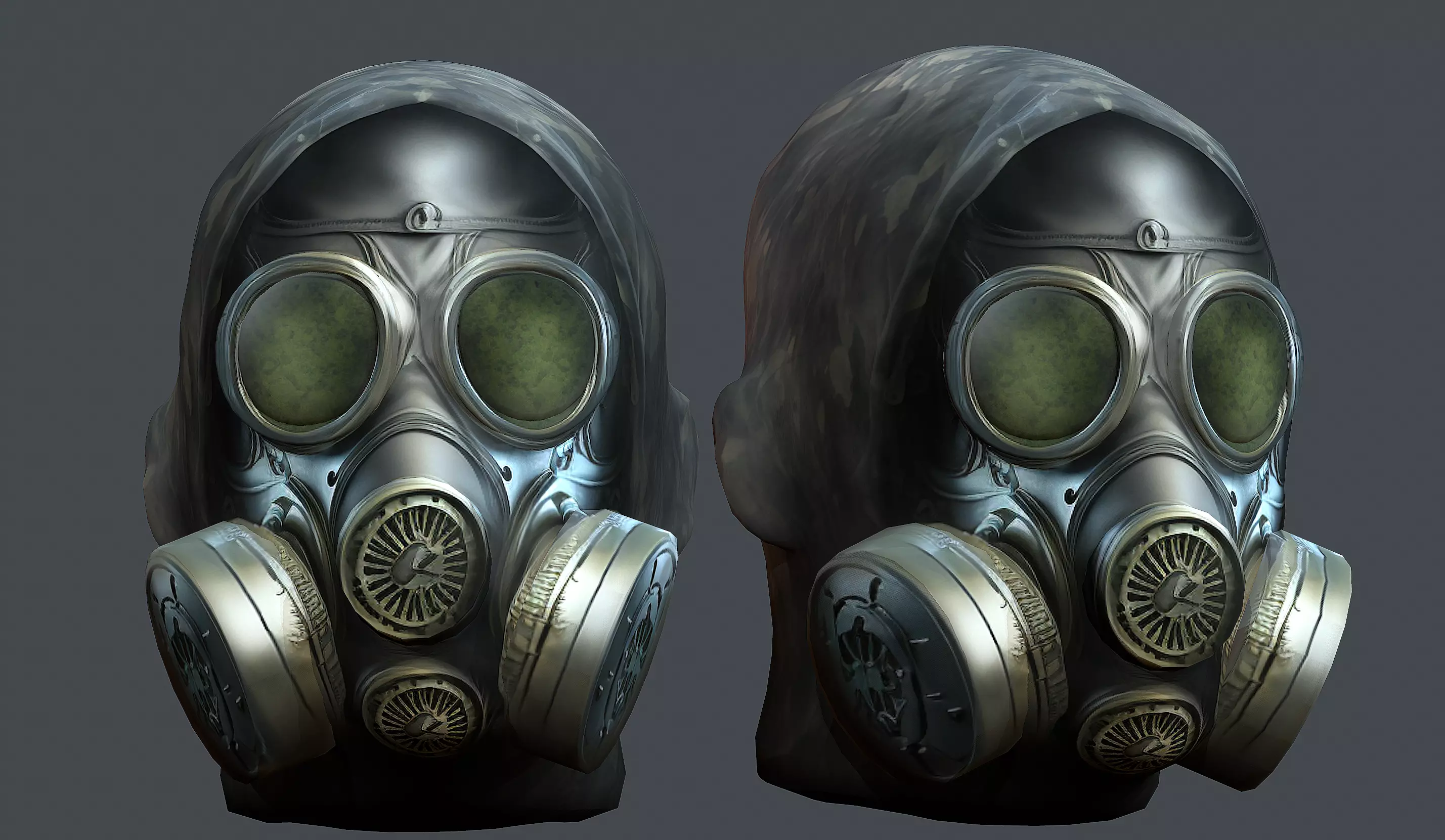 Helmet 3d model military combat Military scifi Low-poly 3D model Low-poly 3D model_0