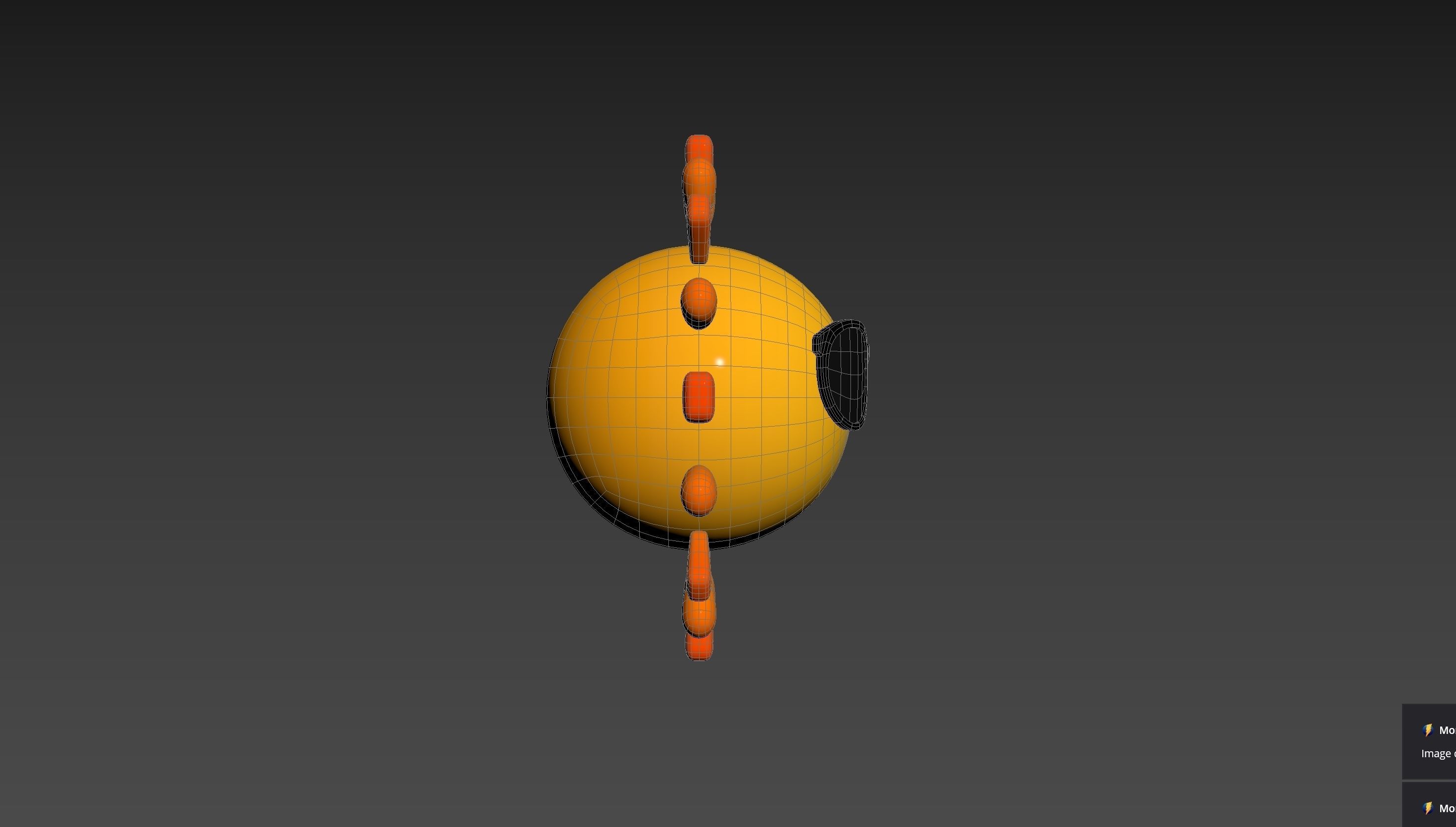 Character228 Cartoon Sun 3D model_17