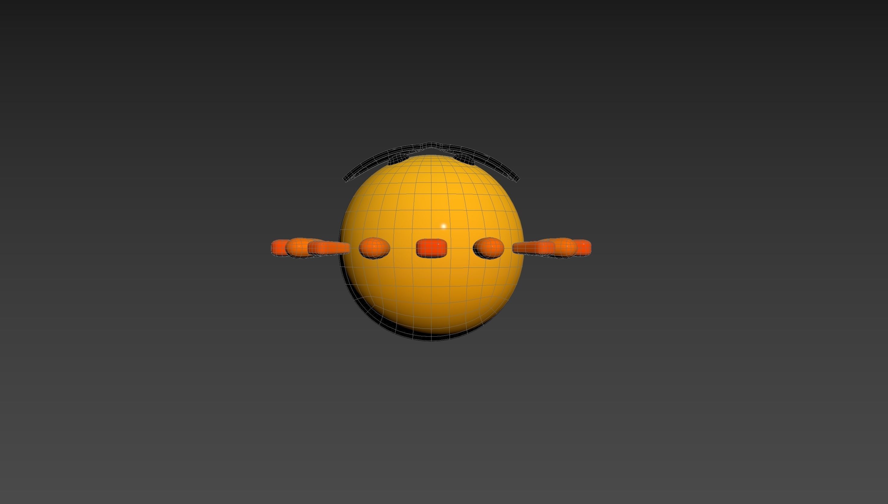 Character228 Cartoon Sun 3D model_21