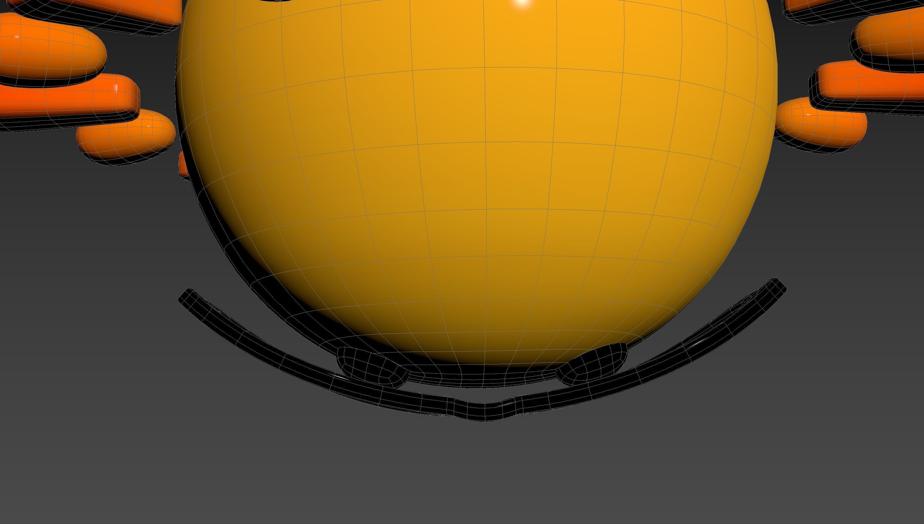 Character228 Cartoon Sun 3D model_28