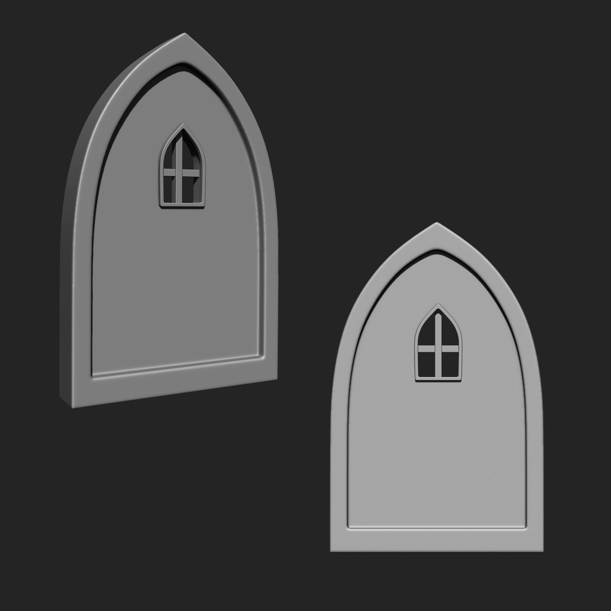 Doors Collection IMM Brush Pack 10 in One 3D model_10