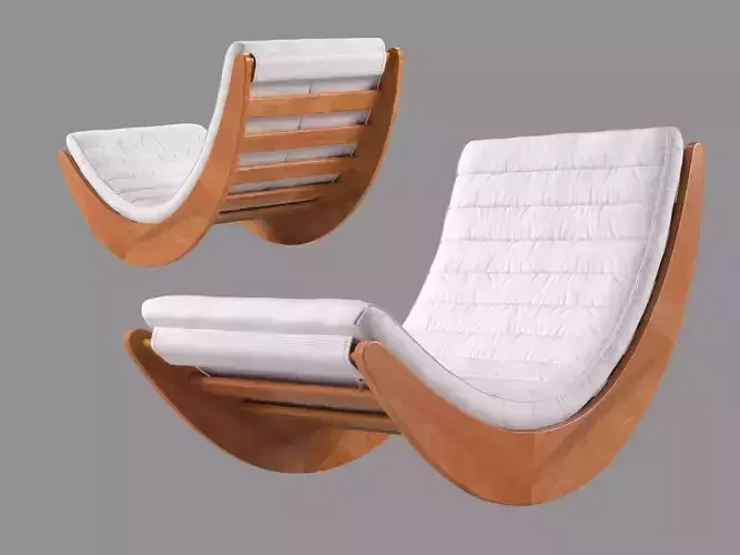 Fabric Relaxer Rocking Chair 13990804