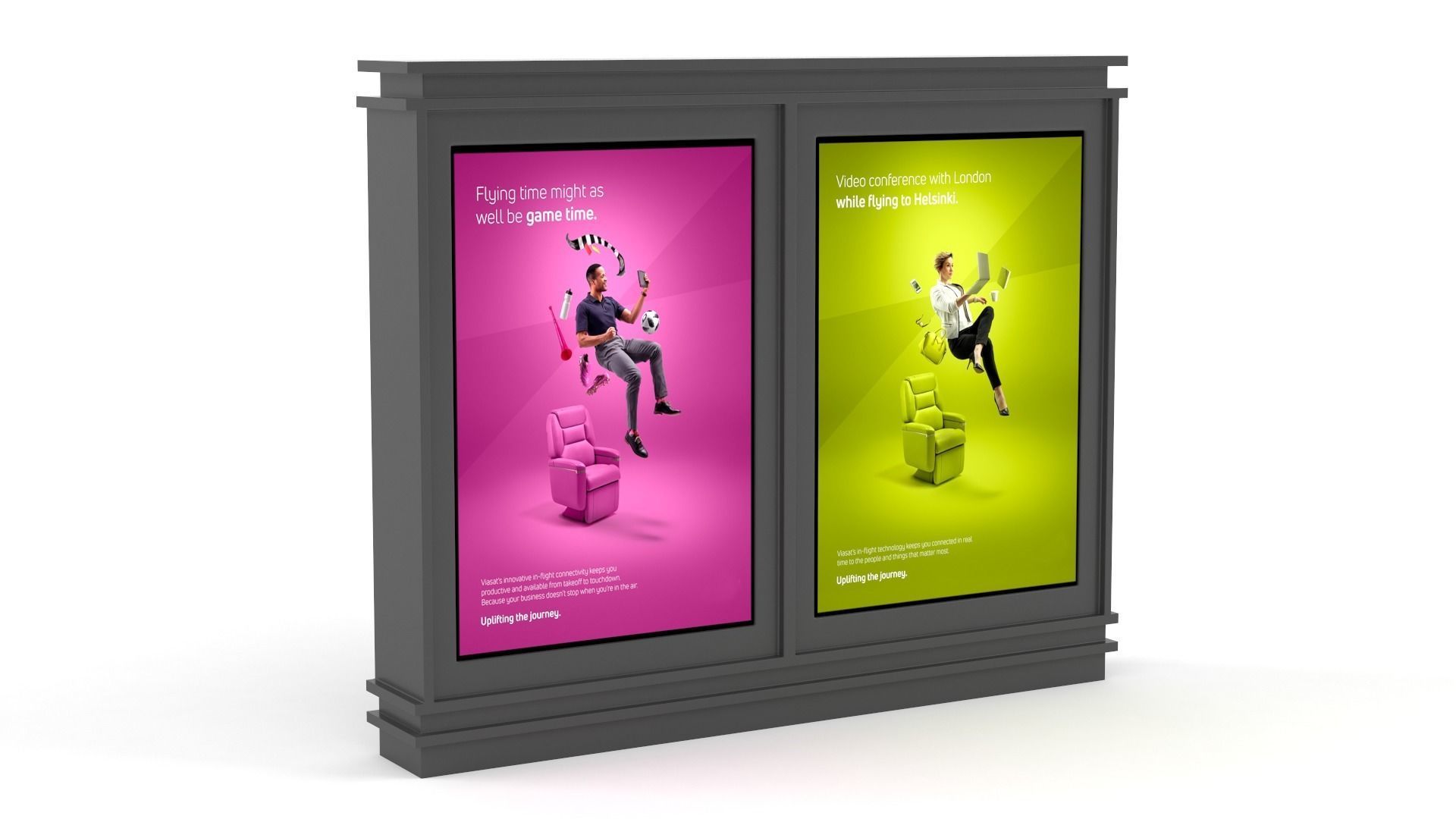 Electronic Kiosk 3D model_4