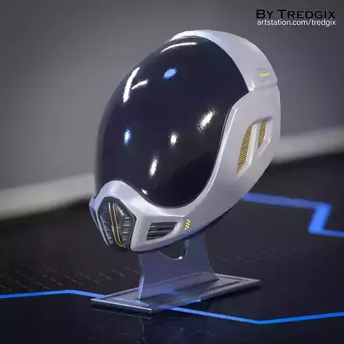 Sci-fi helmet