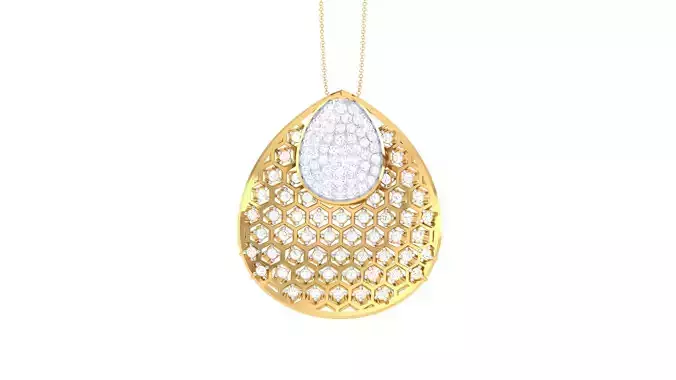 Women Pendant 3dm STL OBJ FBX Renders Details