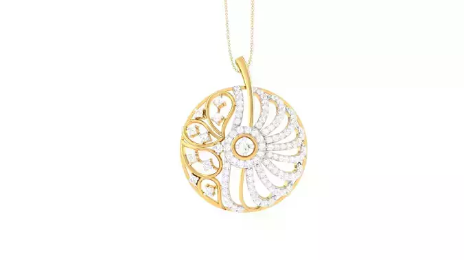 Women Pendant 3dm STL OBJ FBX Renders Details