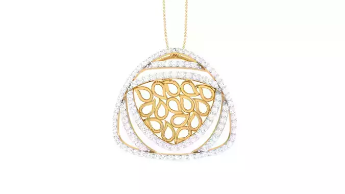Women Pendant 3dm STL OBJ FBX Renders Details