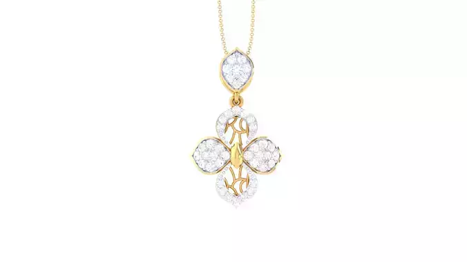 Women Pendant 3dm STL OBJ FBX Renders Details