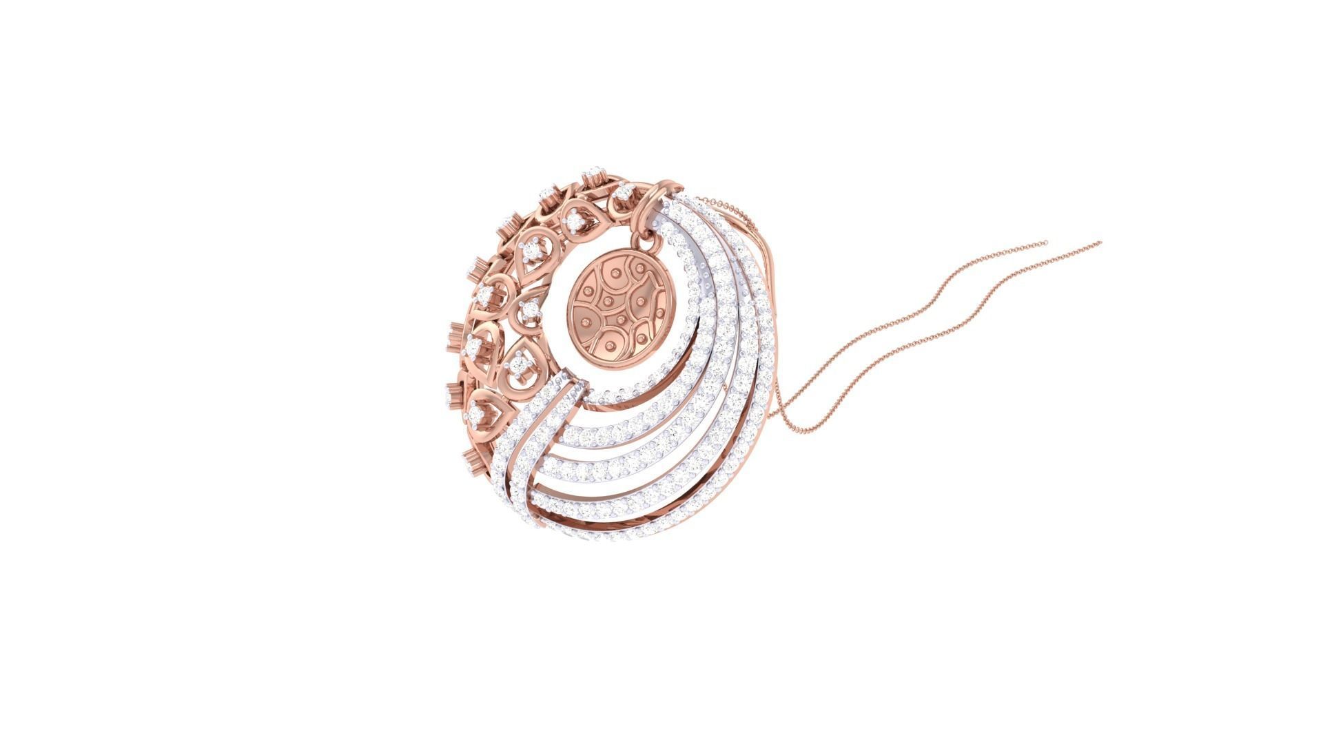 Women Pendant 3dm STL OBJ FBX Renders Details 3D print model_1